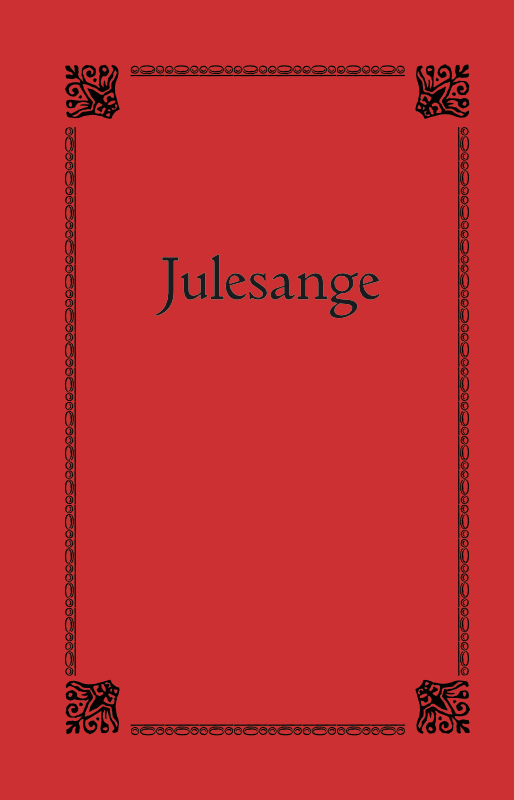 Julesanghæfte, forside