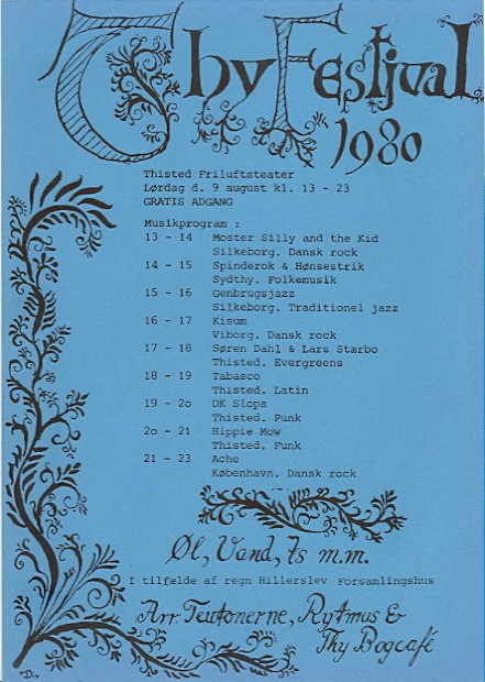 Thy Festival program fra 1980
